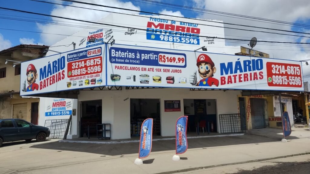 Fachada a loja de zona norte